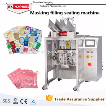 2500-3000 Pcs/H Automatic Facial Mask Filling Sealing Machine HX-200